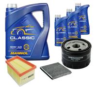 DENCKERMANN Controllo Set MANNOL Classic 10W-40 8L Per Renault Laguna II