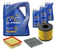 DENCKERMANN Controllo Set MANNOL Classic 10W-40 8L Per Renault Laguna II
