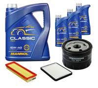 DENCKERMANN Controllo Set MANNOL Classic 10W-40 8L Per Renault Megane I