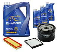 DENCKERMANN Controllo Set MANNOL Classic 10W-40 8L Per Renault Megane Scenic