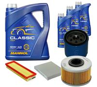 DENCKERMANN Controllo Set MANNOL Classic 10W-40 8L Per Renault Scénic I