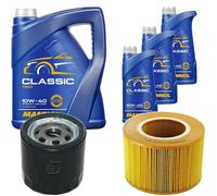 DENCKERMANN Controllo Set MANNOL Classic 10W-40 8L Per Saab 9-5 Kombi 2.0 T