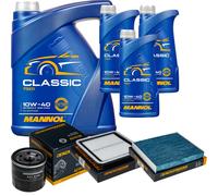 DENCKERMANN Controllo Set MANNOL Classic 10W-40 8L Per Subaru Outback 2.5I