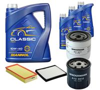 DENCKERMANN Controllo Set MANNOL Classic 10W-40 8L Per Volvo V40 Kombi 1.9