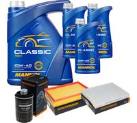 DENCKERMANN Controllo Set MANNOL Classic 10W-40 8L Per VW Transporter V