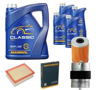 DENCKERMANN Controllo Set MANNOL Classic 10W-40 9L Per BMW 3er Cabriolet