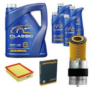 DENCKERMANN Controllo Set MANNOL Classic 10W-40 9L Per BMW 3er Cabriolet