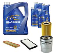 DENCKERMANN Controllo Set MANNOL Classic 10W-40 9L Per BMW 5er 525tds 525td