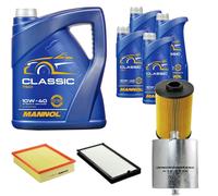 Denckermann Controllo Set MANNOL Classic 10W-40 9L per BMW 5er 540i V8 7er