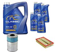 DENCKERMANN Controllo Set MANNOL Classic 10W-40 9L Per Mercedes-Benz 190 D