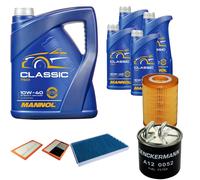 DENCKERMANN Controllo Set MANNOL Classic 10W-40 9L Per Mercedes-Benz C-Class