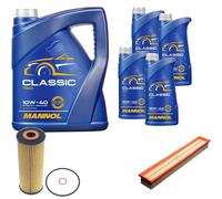 DENCKERMANN Controllo Set MANNOL Classic 10W-40 9L Per Mercedes-Benz C-Class