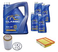 DENCKERMANN Controllo Set MANNOL Classic 10W-40 9L Per Mercedes-Benz CLK 320