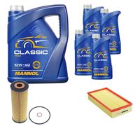 DENCKERMANN Controllo Set MANNOL Classic 10W-40 9L Per Mercedes-Benz E-Klasse