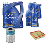DENCKERMANN Controllo Set MANNOL Classic 10W-40 9L Per Mercedes-Benz E-Klasse