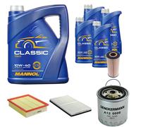 DENCKERMANN Controllo Set MANNOL Classic 10W-40 9L Per Mercedes-Benz Vito