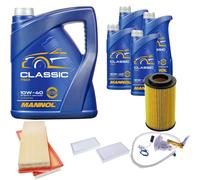 DENCKERMANN Controllo Set MANNOL Classic 10W-40 9L Per Mercedes M-Klasse ML