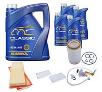 DENCKERMANN Controllo Set MANNOL Classic 10W-40 9L Per Mercedes M-Klasse ML