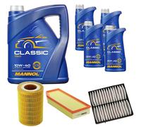 DENCKERMANN Controllo Set MANNOL Classic 10W-40 9L Per Mercedes M-Klasse ML