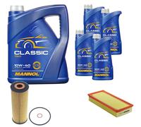 DENCKERMANN Controllo Set MANNOL Classic 10W-40 9L Per Mercedes S-Klasse 300