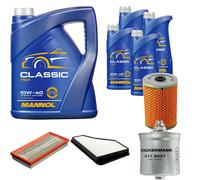 DENCKERMANN Controllo Set MANNOL Classic 10W-40 9L Per Mercedes S-Klasse 500