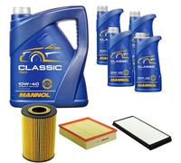 DENCKERMANN Controllo Set MANNOL Classic 10W-40 9L Per Mercedes Sprinter 2-T
