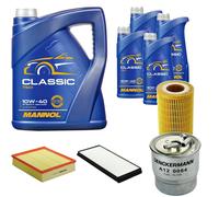 DENCKERMANN Controllo Set MANNOL Classic 10W-40 9L Per Mercedes Sprinter 2-T