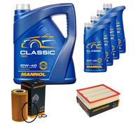 DENCKERMANN Controllo Set MANNOL Classic 10W-40 9L Per Mercedes Sprinter 3-T