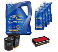 DENCKERMANN Controllo Set MANNOL Classic 10W-40 9L Per Nissan Laurel 2.8 D