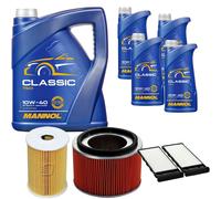 DENCKERMANN Controllo Set MANNOL Classic 10W-40 9L Per Nissan Patrol GR V