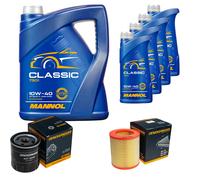 DENCKERMANN Controllo Set MANNOL Classic 10W-40 9L Per Peugeot Boxer Kasten