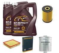 DENCKERMANN Controllo Set MANNOL Combi LL 5W-30 10L Per Audi A8 4.2 Quattro
