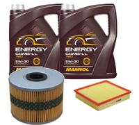DENCKERMANN Controllo Set MANNOL Combi LL 5W-30 10L Per Audi A8 4.2 Quattro