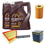 DENCKERMANN Controllo Set MANNOL Combi LL 5W-30 10L Per BMW 3er Touring 335d