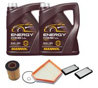 DENCKERMANN Controllo Set MANNOL Combi LL 5W-30 10L Per BMW X5 4.8I XDRIVE