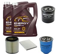 DENCKERMANN Controllo Set MANNOL Combi LL 5W-30 10L Per Ford Maverick 2.7 TD