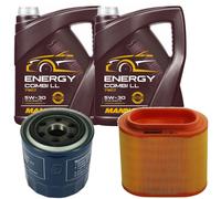 DENCKERMANN Controllo Set MANNOL Combi LL 5W-30 10L Per Hyundai H-1 Kasten