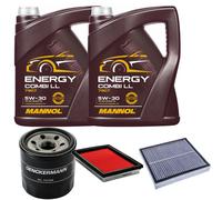 DENCKERMANN Controllo Set MANNOL Combi LL 5W-30 10L Per Infiniti QX70 FX