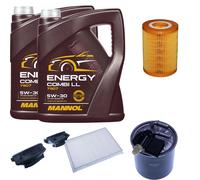 DENCKERMANN Controllo Set MANNOL Combi LL 5W-30 10L Per Mercedes-Benz GLE