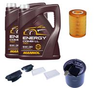 DENCKERMANN Controllo Set MANNOL Combi LL 5W-30 10L Per Mercedes R-Klasse