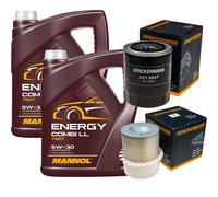 DENCKERMANN Controllo Set MANNOL Combi LL 5W-30 10L Per Mitsubishi L 200 2.5