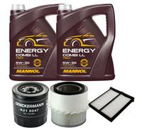 DENCKERMANN Controllo Set MANNOL Combi LL 5W-30 10L Per Mitsubishi L 200 2.5
