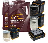 DENCKERMANN Controllo Set MANNOL Combi LL 5W-30 10L Per Mitsubishi Pajero
