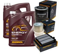 DENCKERMANN Controllo Set MANNOL Combi LL 5W-30 10L Per Mitsubishi Pajero