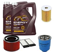 DENCKERMANN Controllo Set MANNOL Combi LL 5W-30 10L Per Nissan Patrol GR V