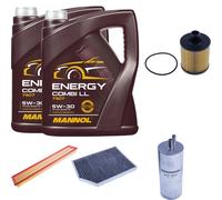 DENCKERMANN Controllo Set MANNOL Combi LL 5W-30 10L Per Porsche Panamera 4.0
