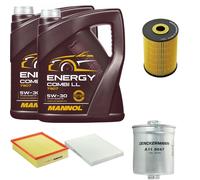 DENCKERMANN Controllo Set MANNOL Combi LL 5W-30 10L Per VW Passat Variant