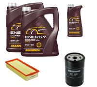 DENCKERMANN Controllo Set MANNOL Combi LL 5W-30 11L Per Audi 80 1.8 S 2.0 E