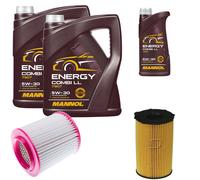 DENCKERMANN Controllo Set MANNOL Combi LL 5W-30 11L Per Audi A8 3.0 TDI