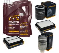 DENCKERMANN Controllo Set MANNOL Combi LL 5W-30 11L Per KIA Sorento I 2.5